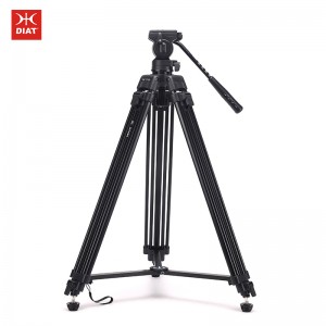 Nieuw ontwerp Diat DT650 professionele camera videostatief Heavy-duty statief Aluminium magnesiumlegering videocamera statief