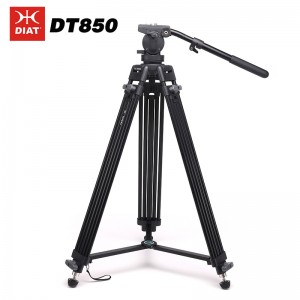 DIAT DT850 Hoogwaardig statief Hoogwaardig videostatief voor professioneel fotograferen videocamerastatief